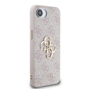 Guess Metal Logo iPhone 16e hoesje - Roze - 3