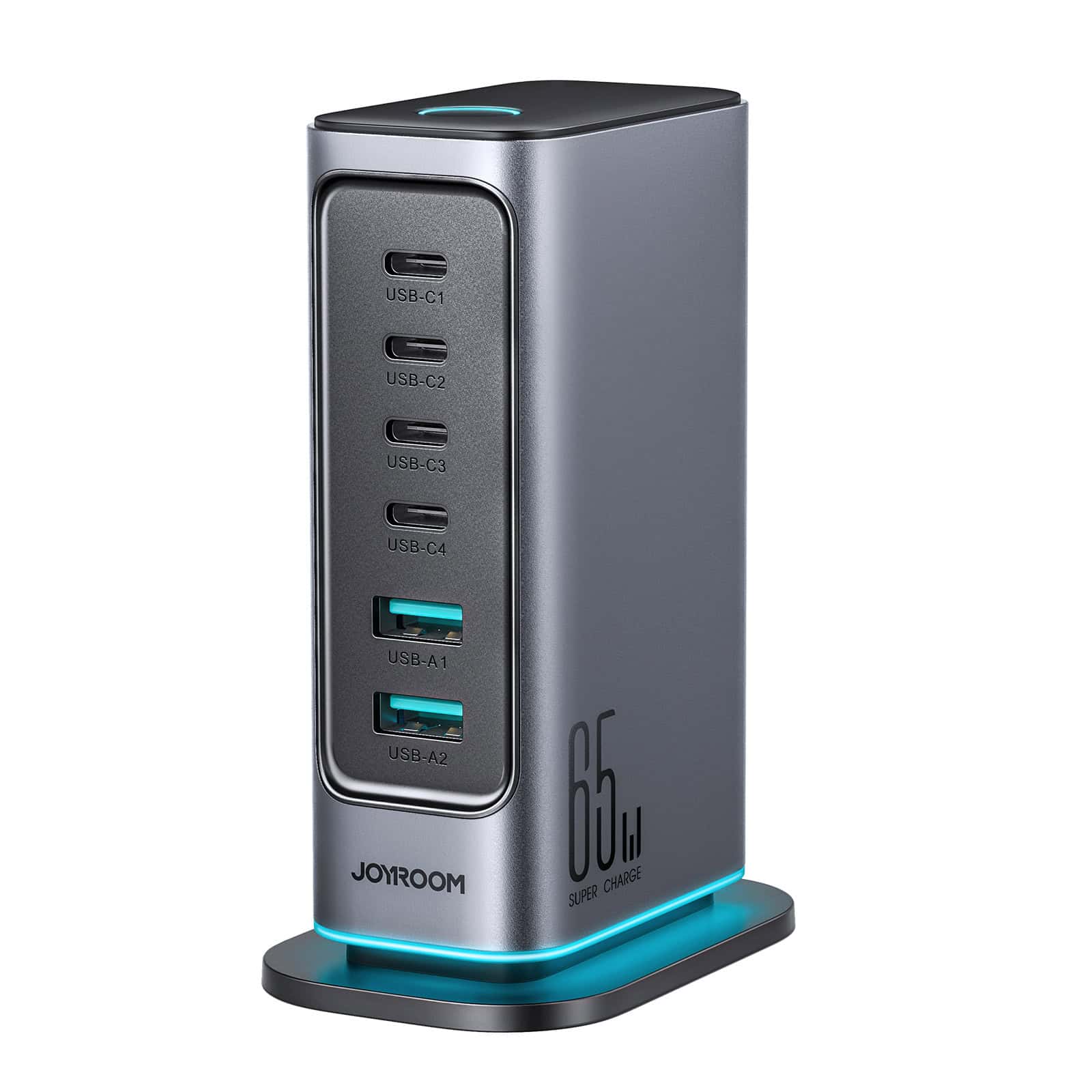 Joyroom - 65W Laadstation met USB 3.0 en USB C - Bureau Adapter - Multi Port Docking Station - Grijs Main Image