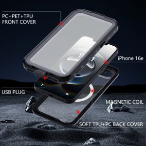 Turtle Shift Volledig waterdicht en stofdicht hoesje iPhone 16e met MagSafe - 2