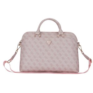 Guess PU 4G Triangle Logo Laptoptas voor 13/14/15 inch - Roze Main Image