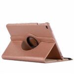 iPad 9/8/7 Hoes - 9e/8e/7e Generatie - 10.2 Inch - Case Cover Hoesje - Bookcase - 2021/2020/2019 - 360 Draaibaar - Roterend - Met Standaard - Rosegoud - 3