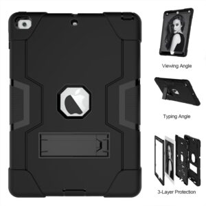 Shockproof Standcase Hoes iPad 2018 - iPad 2017 - 9.7 inch - Zwart