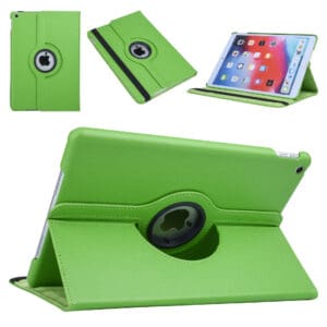 iPad 9/8/7 Hoes - 9e/8e/7e Generatie - 10.2 Inch - Case Cover Hoesje - Bookcase - 2021/2020/2019 - 360 Draaibaar - Roterend - Met Standaard - Groen