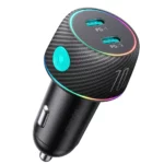 Joyroom autolader met 70W en 2 USB-C poorten in zwart Main Image